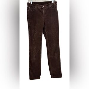 0228 Made for Life Brown Corduroy Pants | Stretch Straight Leg Cozy Fall Winter